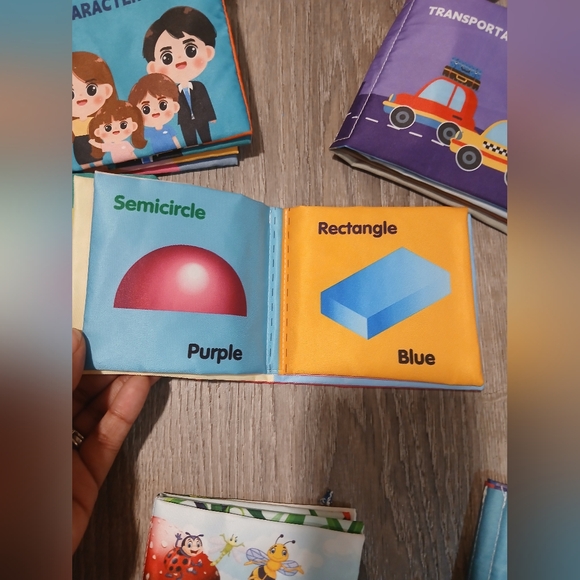 12 Count My First Soft Books. Baby Cloth Activity Crinkle Soft Books. Infants - Picture 2 of 7